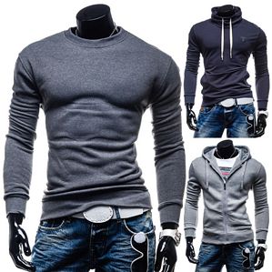 New Fashion Sweatshirt Sweatjacke Herren Kapuzenpullover Hochkragen