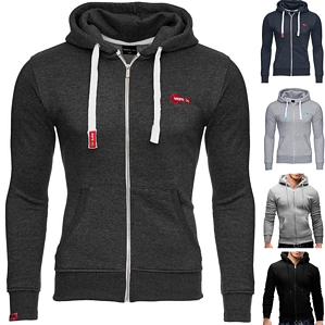 MERISH Sweatjacke Herren Hoodie Pullover Sweatshirt