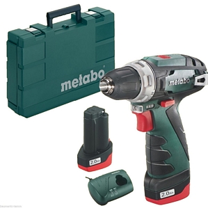 Metabo PowerMaxx BS Basic Akku-Bohrschrauber inkl. Koffer + Akku 2.0Ah (6.00080.50)