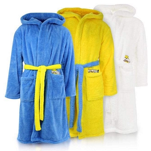 Minions Mikrofaser Bademantel Unisex