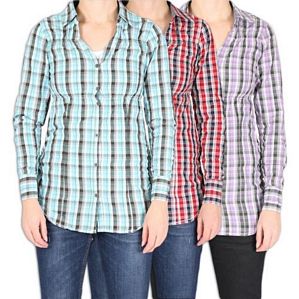 Mud Jeans Bio-Baumwolle Hemden und Blusen kariert
