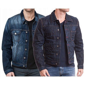 Mustang Jeans-Jacke Herren Vintage Klassiker Baumwolle Men Denim