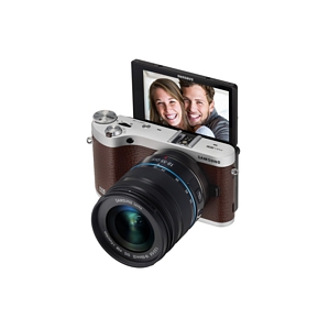Samsung NX300M Kit 18-55mm braun
