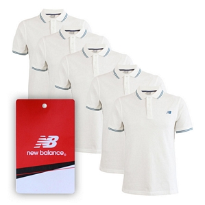 5x New Balance Polohemd aus 100% Baumwolle