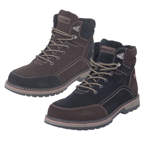 Nebulus Leder-Lammfell-Stiefel YUKON für Herren