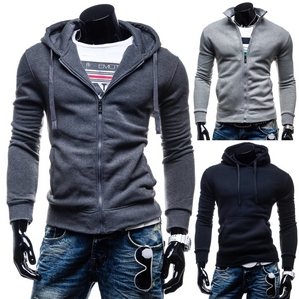New Fashion Herren Kapuzenpullover Sweatjacke Hoodie Zip versch. Modellen 1A1