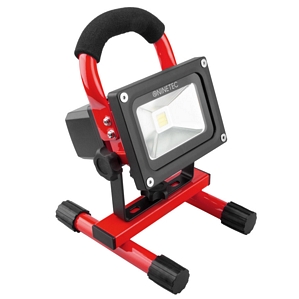 NINETEC 10W LED Akku Strahler Flutlicht Arbeitsleuchte Baustrahler IP65 diverse Farben