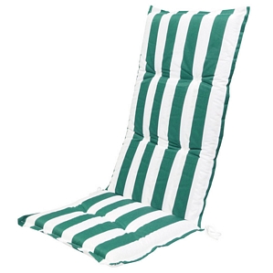 Luxus Hochlehnerauflage diverse Farben ca. 120cm