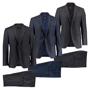 s.Oliver Herren Anzug Firenze schwarz grau blau
