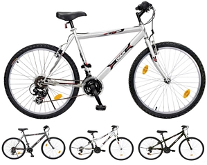 ONUX Mountainbike (26 Zoll, 46 cm Rahmen, 18 Gänge Shimano, Alu-V-Brake)