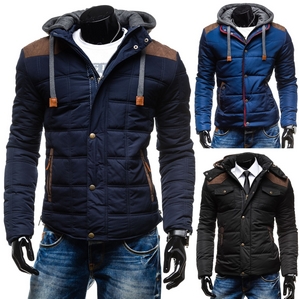 Steppjacke Herrenjacke Übergangsjacke Sweatjacke Hoodie Kunstleder