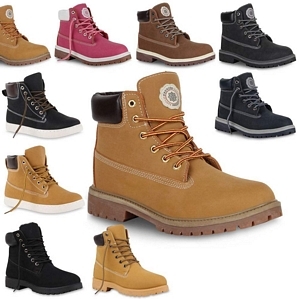 Damen & Herren & Kinder Outdoor Boots Stiefeletten Schnürstiefel 99624