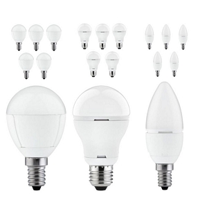 6er Pack Paulmann LED Leuchtmittel verschiedene Typen E14/27 warmweiß Retrofit