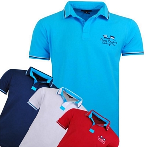Pierre Cardin Herren Poloshirt Sailing Crew