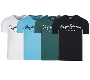 Pepe Jeans Original Stretch V Shirt Herren T-Shirt