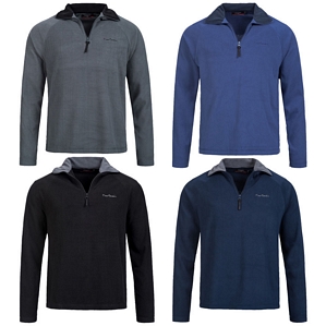 Pierre Cardin Herren Fleece Sweatshirt Fleecejacke