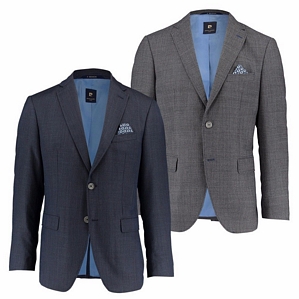 Pierre Cardin Herren Sakko Arnaud grau blau 48 50 52 54 56 58 24 25 26 27 28 106