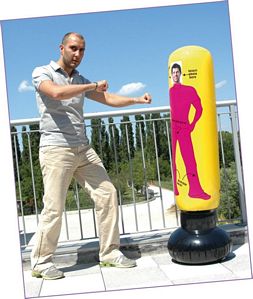 ZEP Foto Punchball 150 cm groß Anti-stress Boxsack