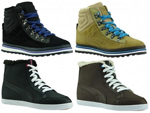 PUMA Elki Mid Winter und City Snow Damen Sneaker