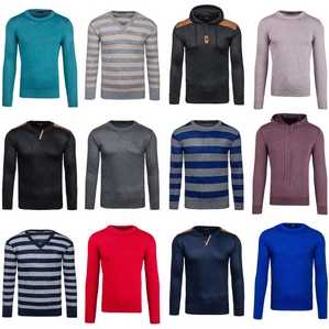 Pullover Herrenpullover Sweater Longsleeve Men Shirt Strickjacke Mix 5E5
