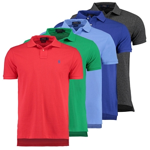 Polo Ralph Lauren Herren Poloshirt Slim Fit und Custom Fit