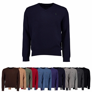 Polo Ralph Lauren Wollpullover mit V-Ausschnitt oder Rundhals