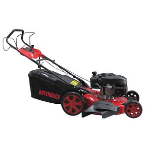 ROTENBACH 4in1 Benzin Rasenmäher 6 PS Mäher Benzinmäher Mulchen Radantrieb