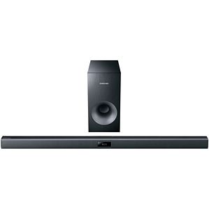 Samsung HW-F350/EN 2.1 Soundbar mit Subwoofer (120 Watt, ConnectShare)