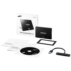 SAMSUNG 850 Evo Starter Kit 500 GB 2.5 Zoll intern (MZ-75E500RW)