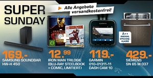 Saturn Super Sunday-Angebote am 31. August 2014