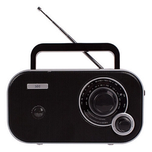 SEG KR 121 tragbares Radio UKW/MW AUX Eingang Batterie- und Netzbetrieb