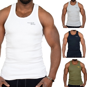 SG Herren 3er Pack Tanktop Feinripp Achselhemd Unterhemd Achselshirt