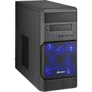 Sharkoon MS140 mATX PC Gehäuse µATX Mini Tower Midi Case USB 3.0