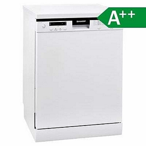 Sharp QW-T21F472W-DE EEK A++ Geschirrspüler unterbaufähig