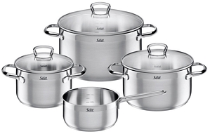 Silit Topf-Set 4tlg. Marino Edelstahl