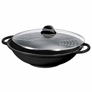 Silit Wok 30 cm Tao mit Deckel Wokpfanne induktionsfähig