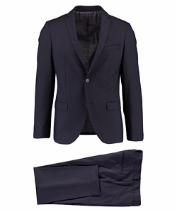 s.Oliver Premium Herren Anzug „Napoli“ Slim Fit blau