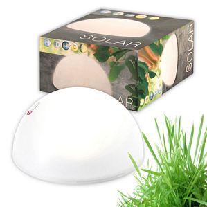 LED Solarlampe Ø20cm Solarleuchte Gartenlampe