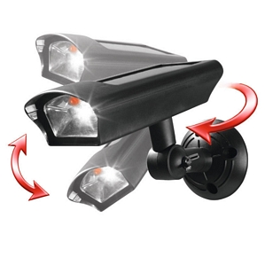 solarzauber LED Sicherheits Strahler Kamera Optik Einbrecher Schutz