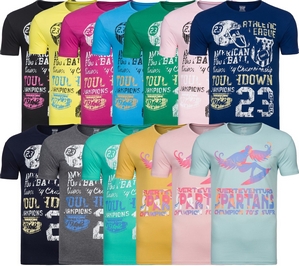 Spartans History T-Shirt Herren Shirt Freizeitshirt Sommershirt Crewneck Tee