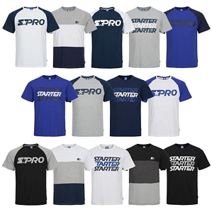 STARTER Herren T-Shirts Mixrundhals kurzarm