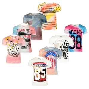 Stylische Herren T-Shirts div Modelle und Styles Gr. S bis 2XL