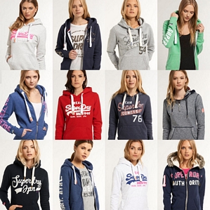 Superdry Kapuzenpullis für Damen diverse Modelle und Farben
