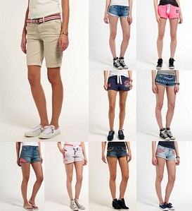 Ebay-WOW: Diverse Superdry Damenshorts
