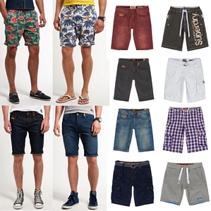 Ebay-WOW: Diverse Superdry Herrenshorts