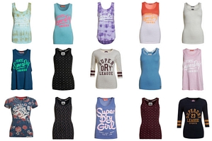 Damen Superdry B-Ware Tops diverse Modelle