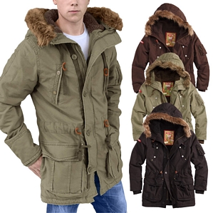 Surplus Trooper Supreme Parka Mantel U.S. Army Vintage Winter Jacke Fellkapuze