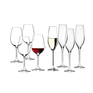 Doppelpack 4er Leonardo Tavola Rotwein- oder Champangergläser Set