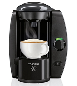 Heißgetränkemaschine Tassimo T4 anthrazit + 20 EUR Gutschein (Tassimo-Shop) + 2x Kapseln