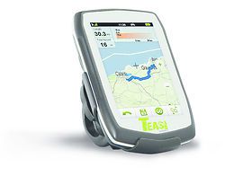TEASI one Wander- und Fahrrad-Navigationssystem weiß